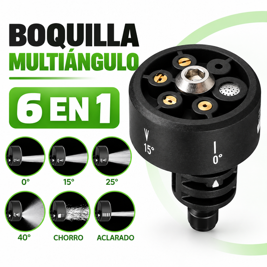 Boquilla 6 en 1 para Pistola Alta Presión