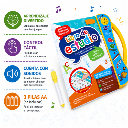 Libro interactivo de lectura con audio