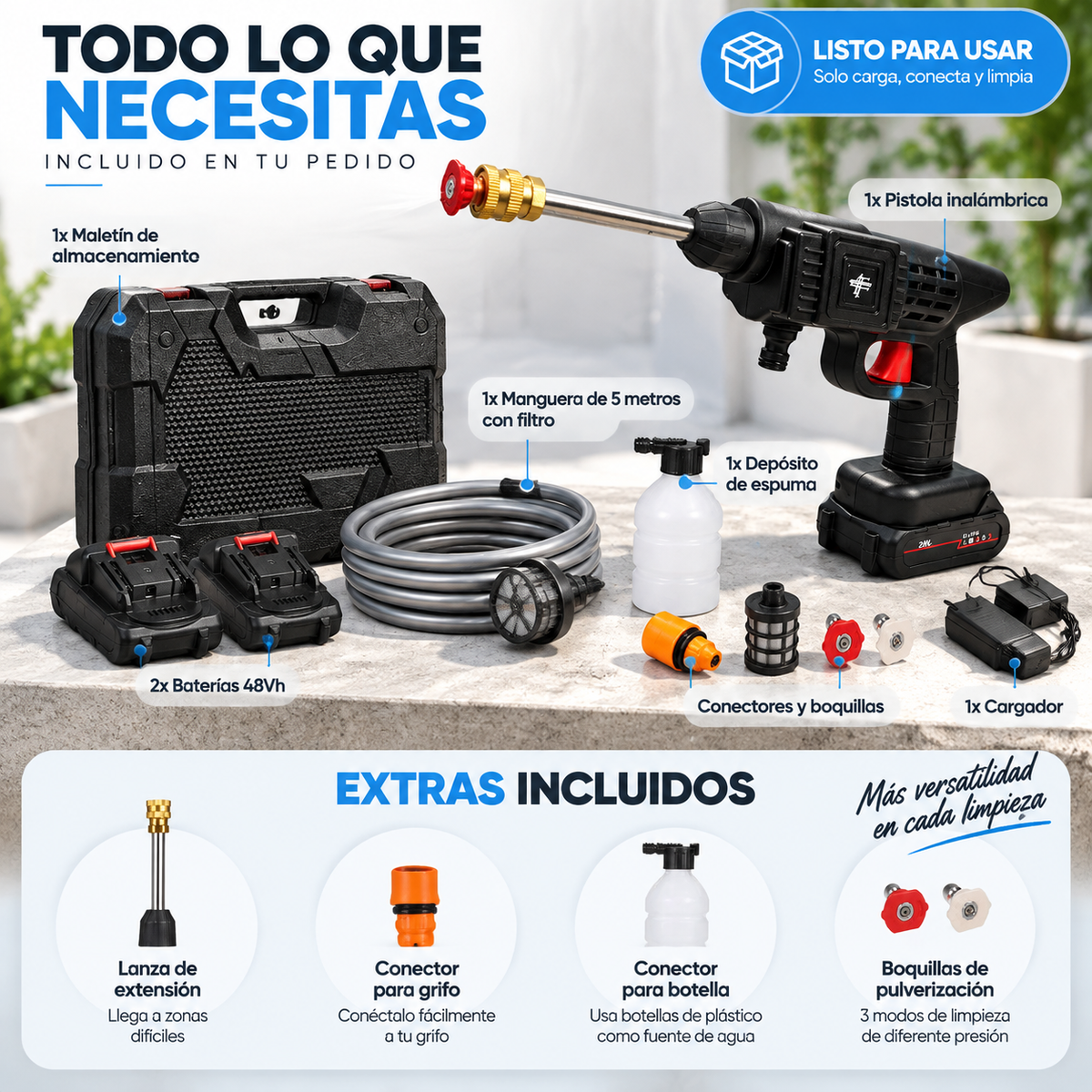 MAXPRESIÓN™️ - Pistola Alta Presión Portátil