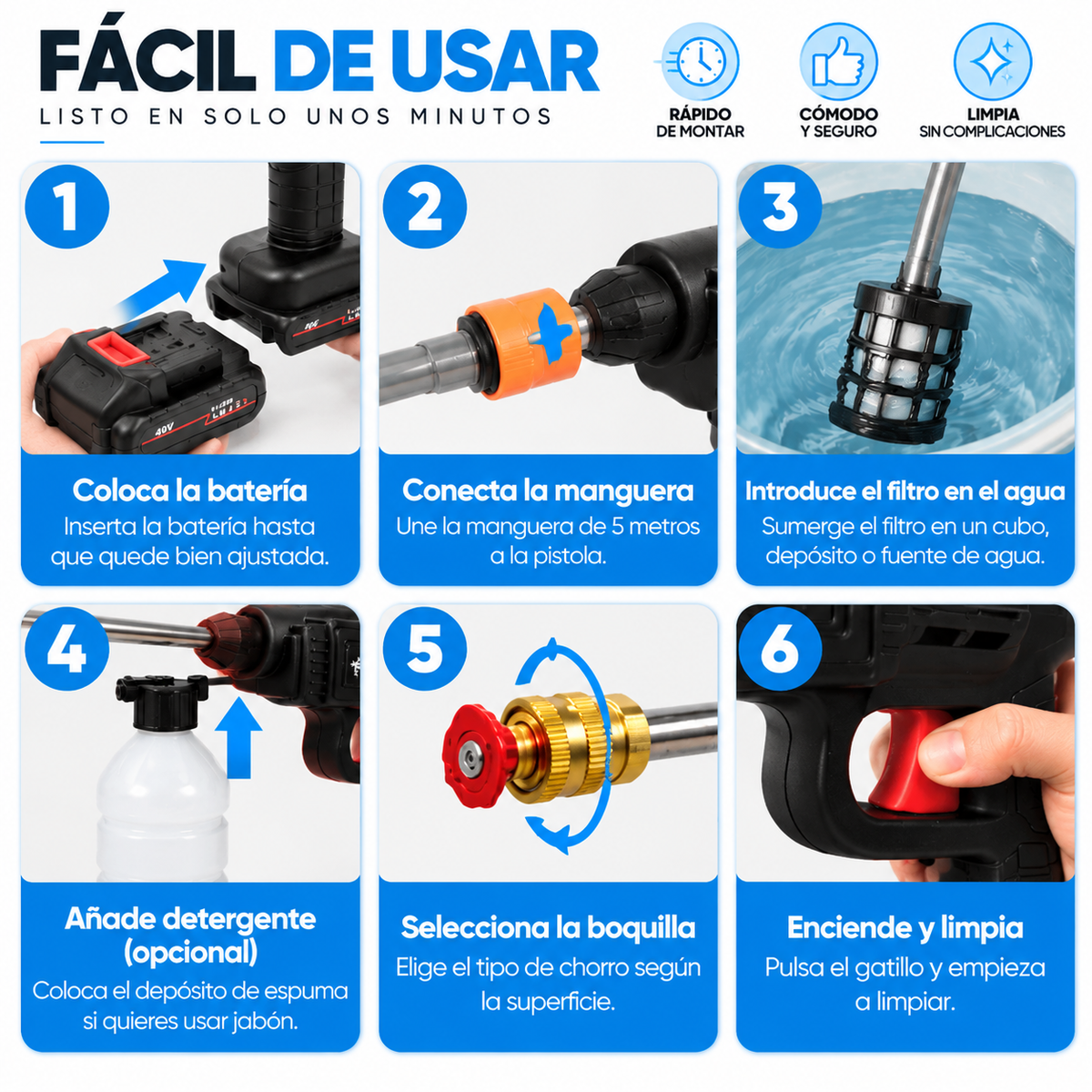 MAXPRESIÓN™️ - Pistola Alta Presión Portátil