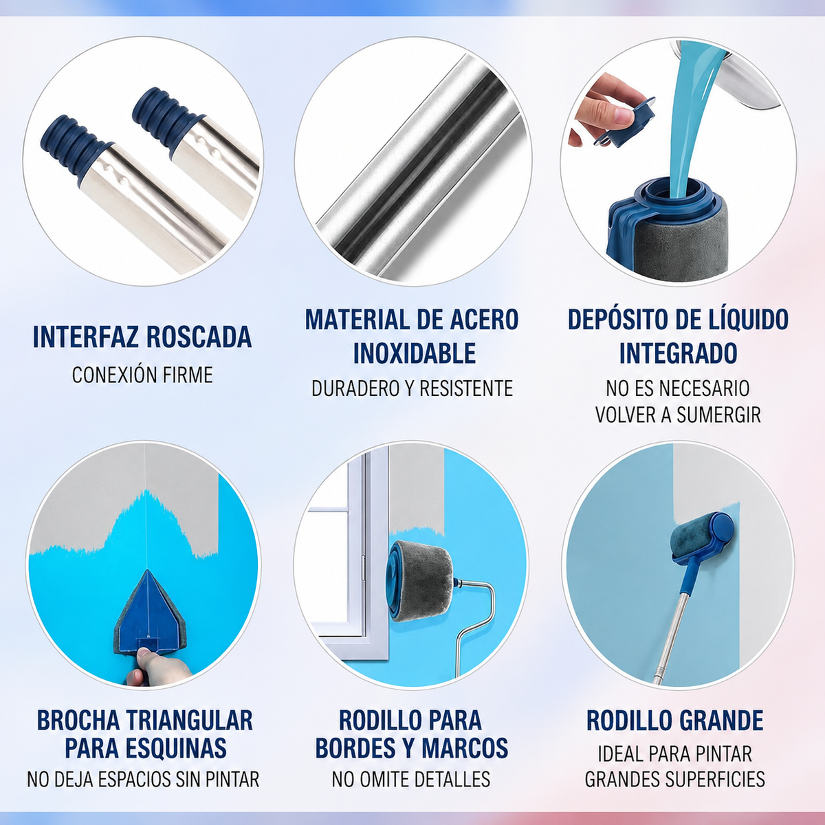 Set Rodillo de Pintura Recargable
