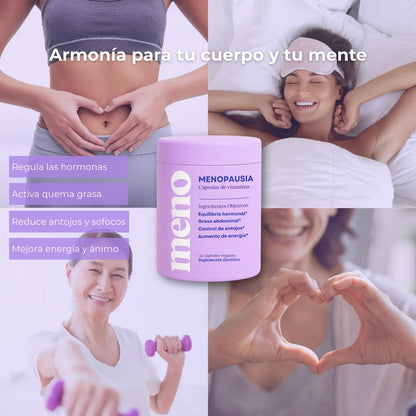 MENO® - Menos panza, menos sofocos, hormonas en equilibrio.