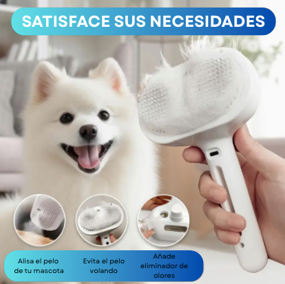 VAPORIPET - Cepillo de Vapor para Mascotas