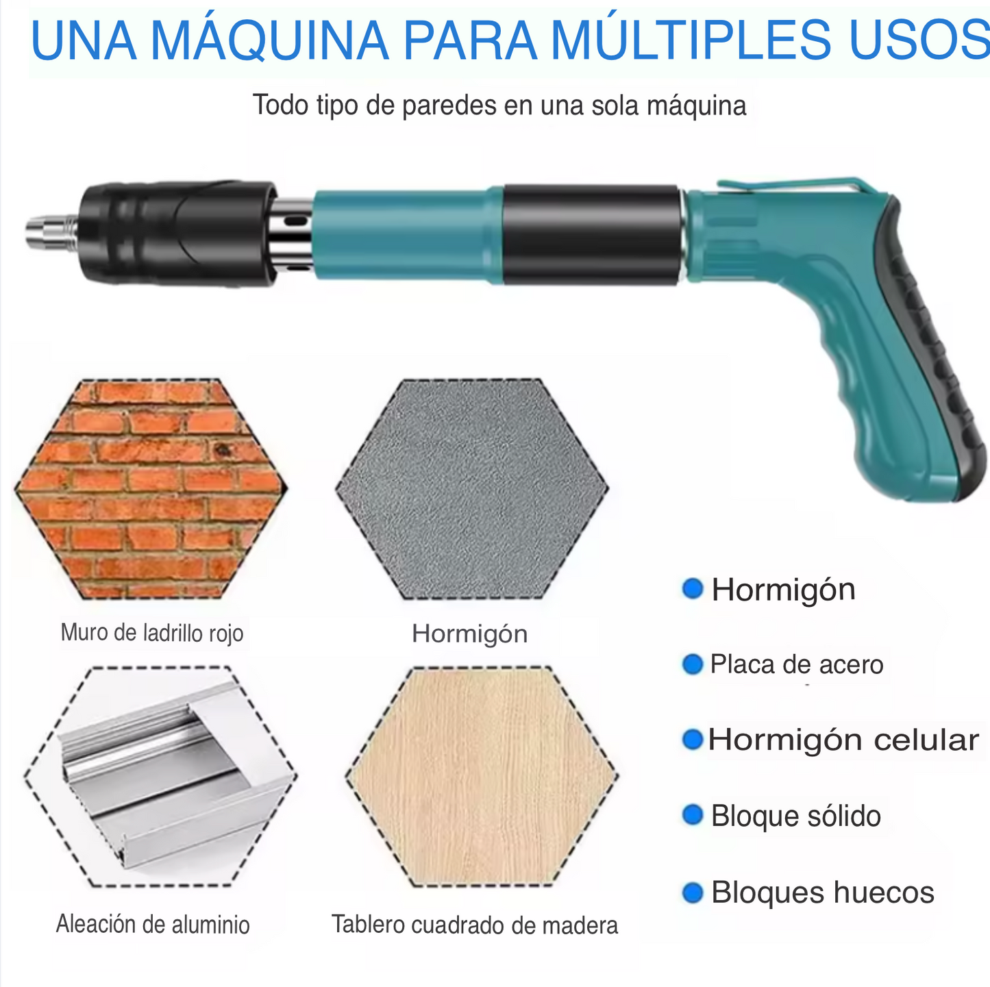 FUERZAMAX™ - Pistola de Clavos