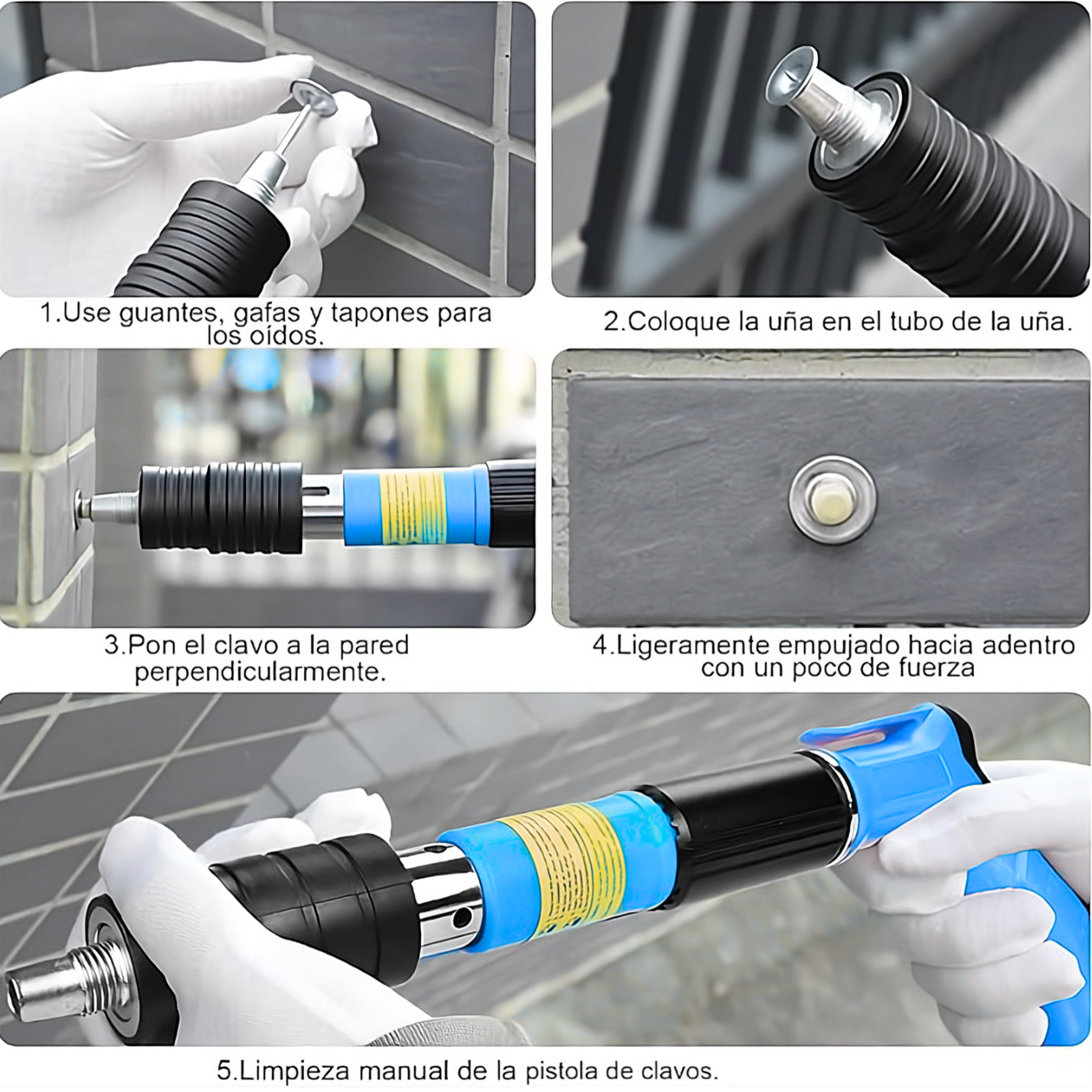 FUERZAMAX™ - Pistola de Clavos