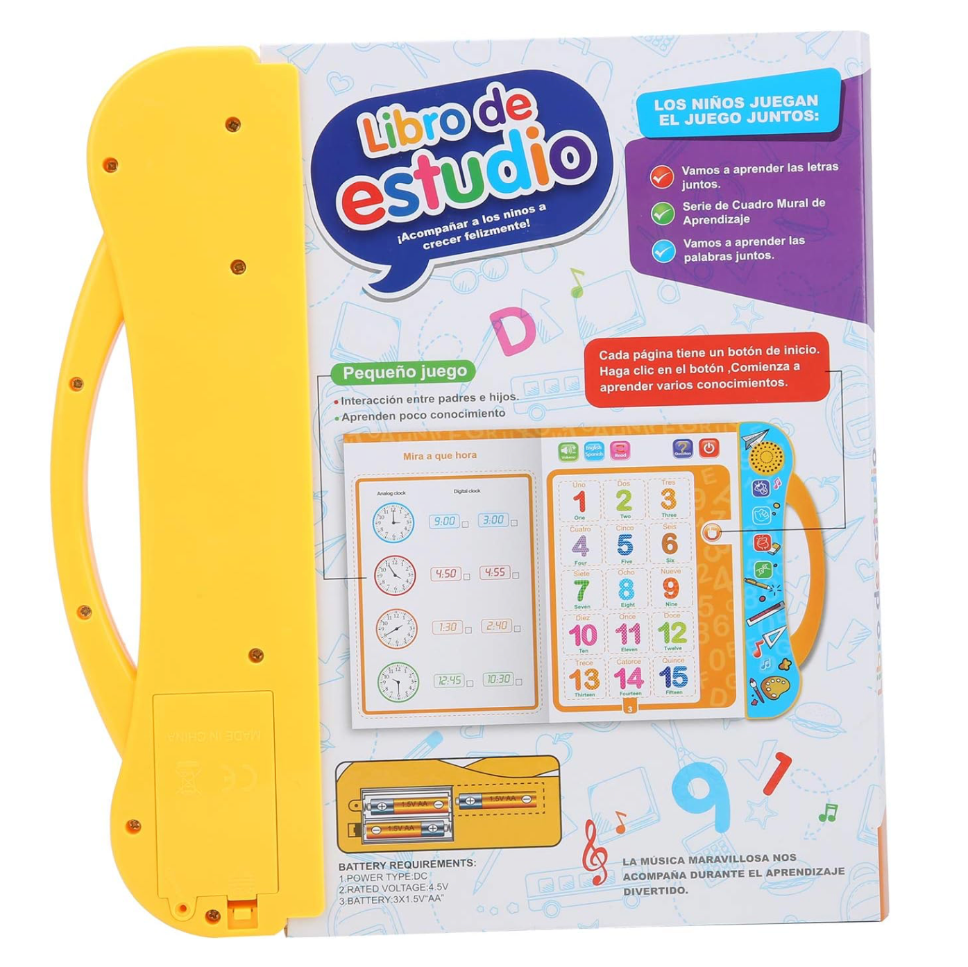 Libro interactivo de lectura con audio