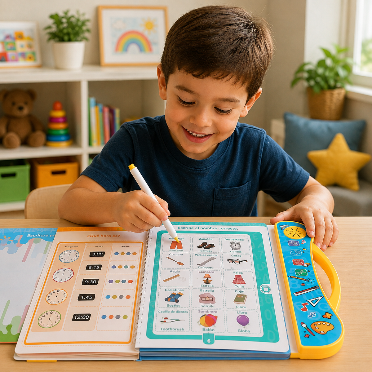 Libro interactivo de lectura con audio