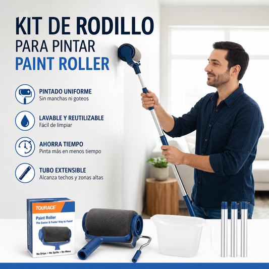 Set Rodillo de Pintura Recargable