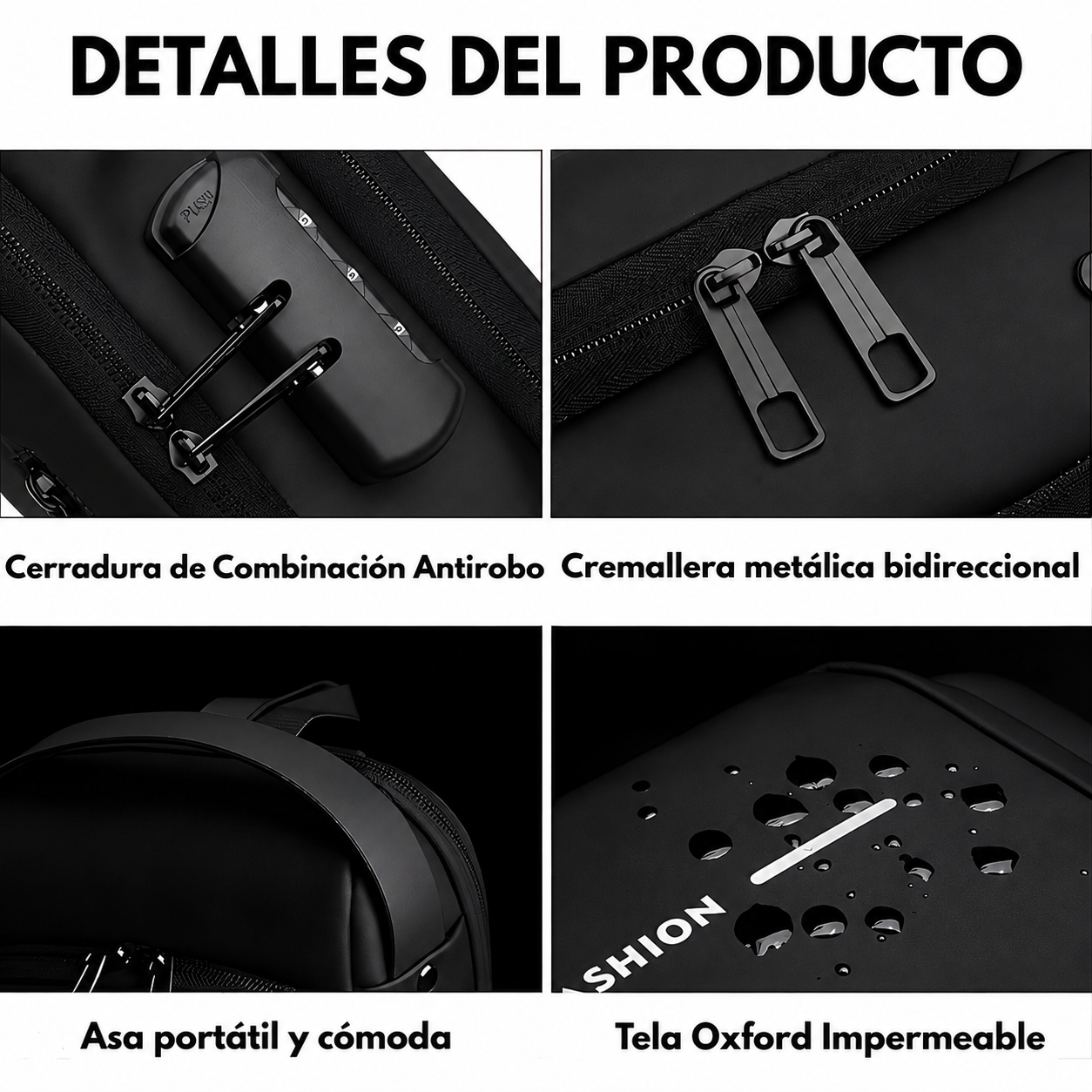 FORTIBAG™ - Bolso cruzado antirrobo