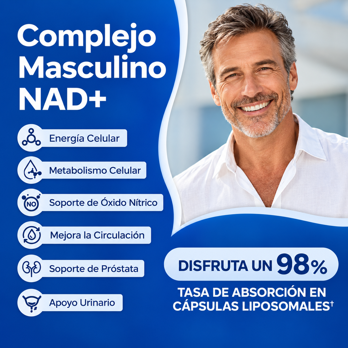 Selerb NAD+ Complejo Masculino cápsulas