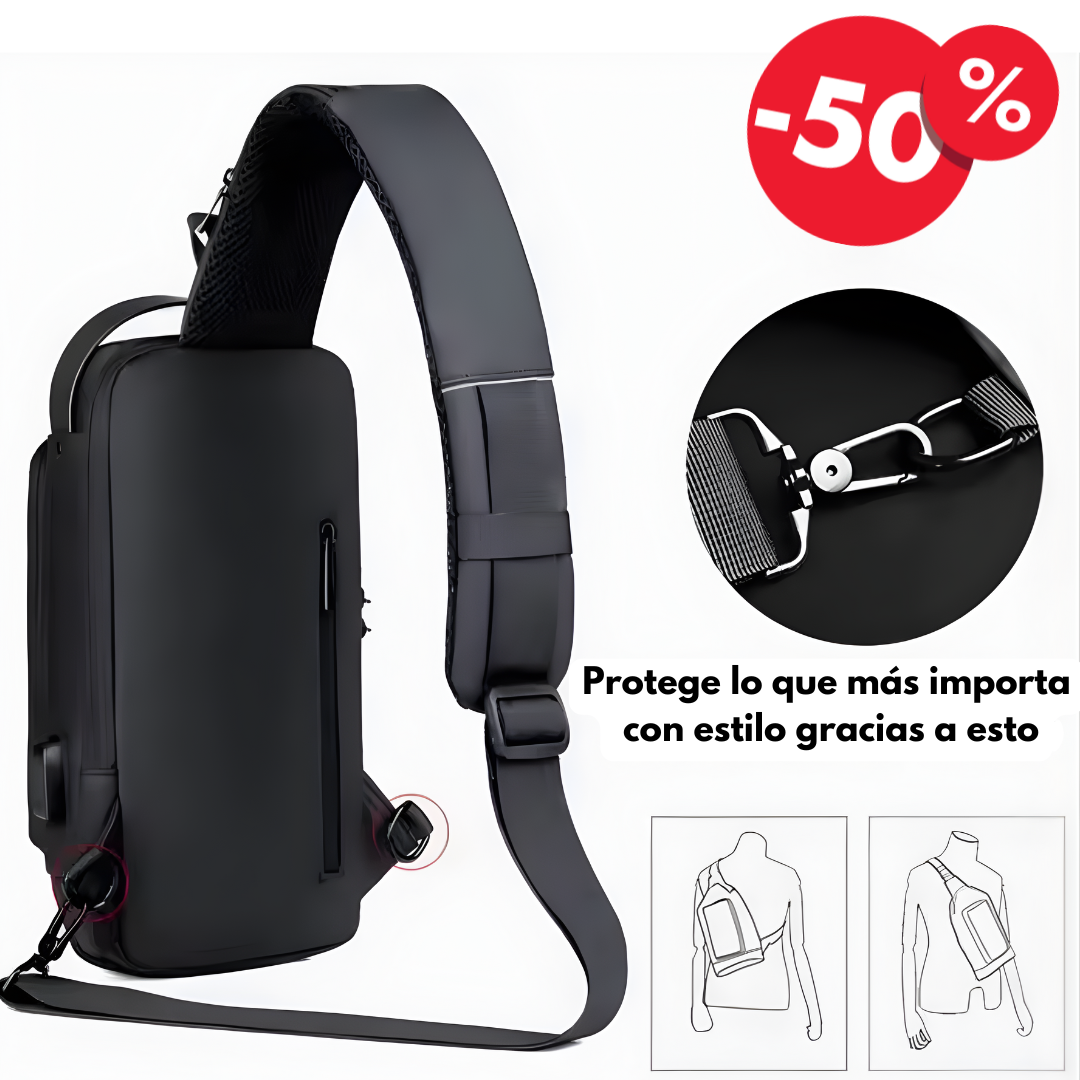 FORTIBAG™ - Bolso cruzado antirrobo