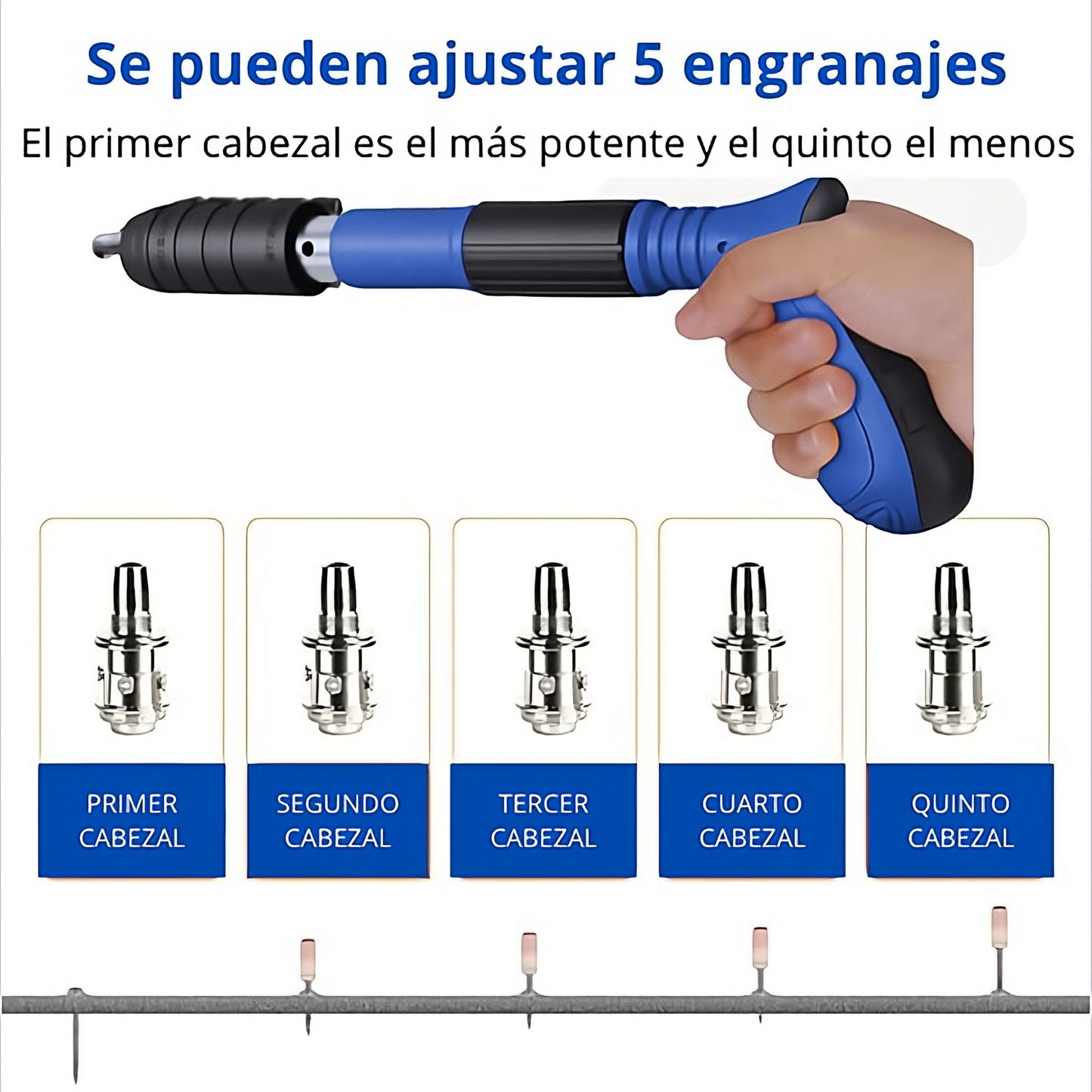FUERZAMAX™ - Pistola de Clavos